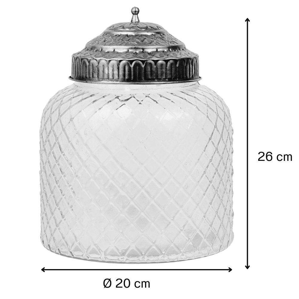 RAVENNA Glasgefäß 26cm