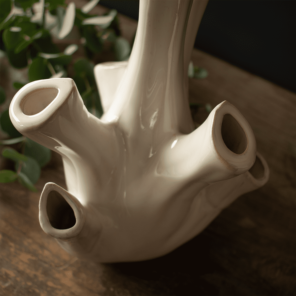 KORALI - Vase in crème