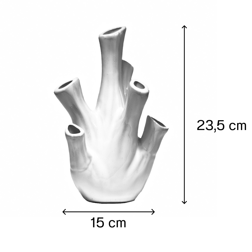 KORALI - Vase in crème