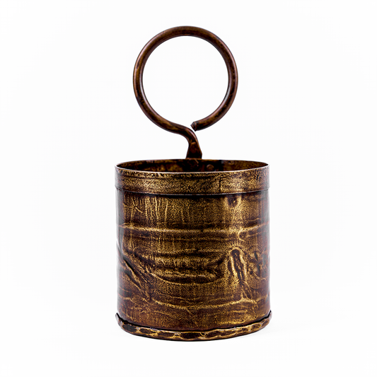 KAYSER, Behälter mit Messingfinish