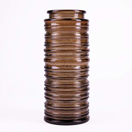 ANISTON, Vase in softem Mocha Mousse