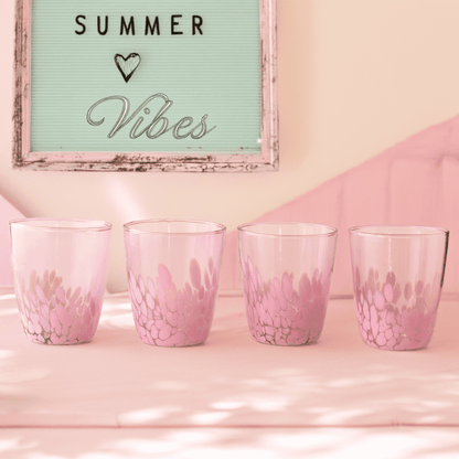 SPLASH! Glaskrug Set mit 4 Gläsern
