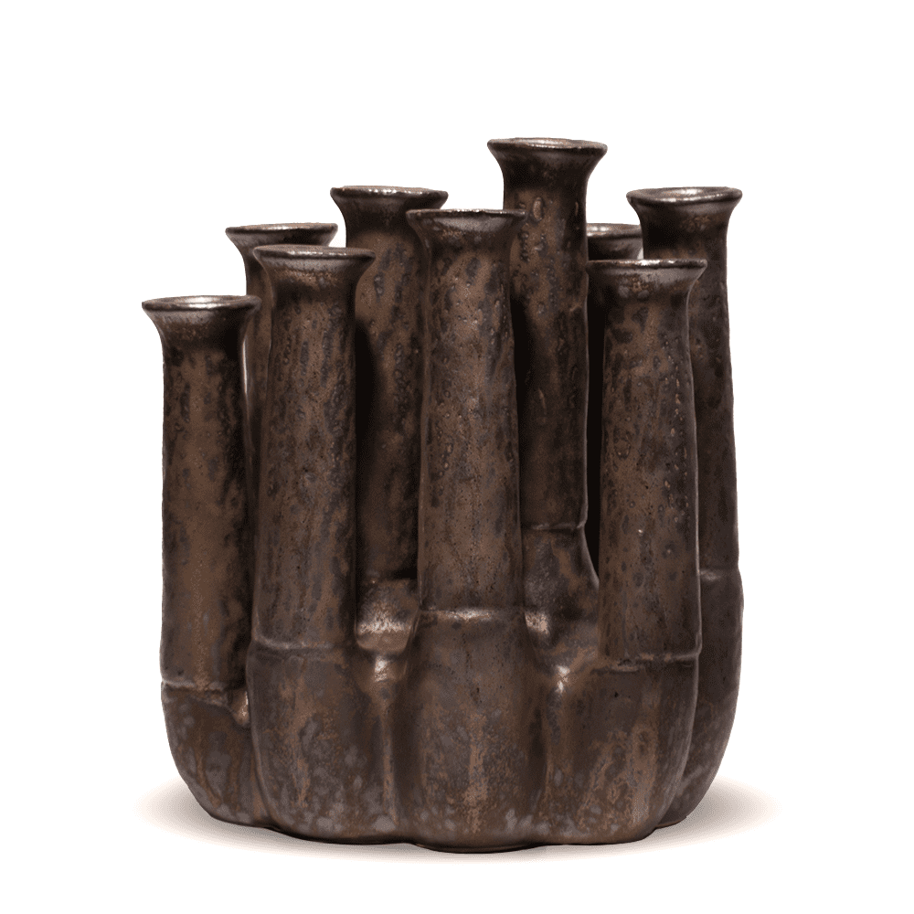 LEANJA, Vase bronze-matt