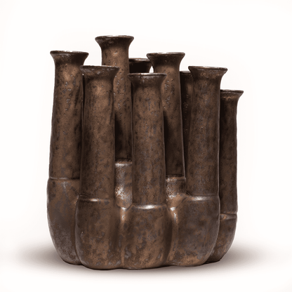 LEANJA, Vase bronze-matt