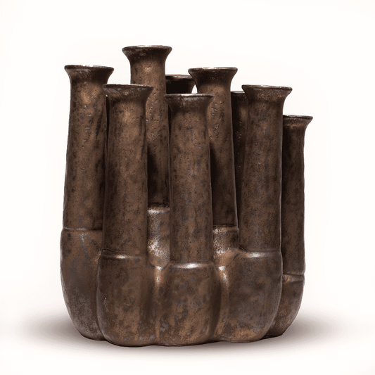 LEANJA, Vase bronze-matt