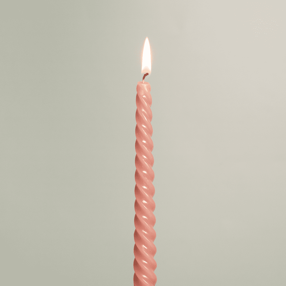 ROSA TWISTO Stabkerze 6-teilig