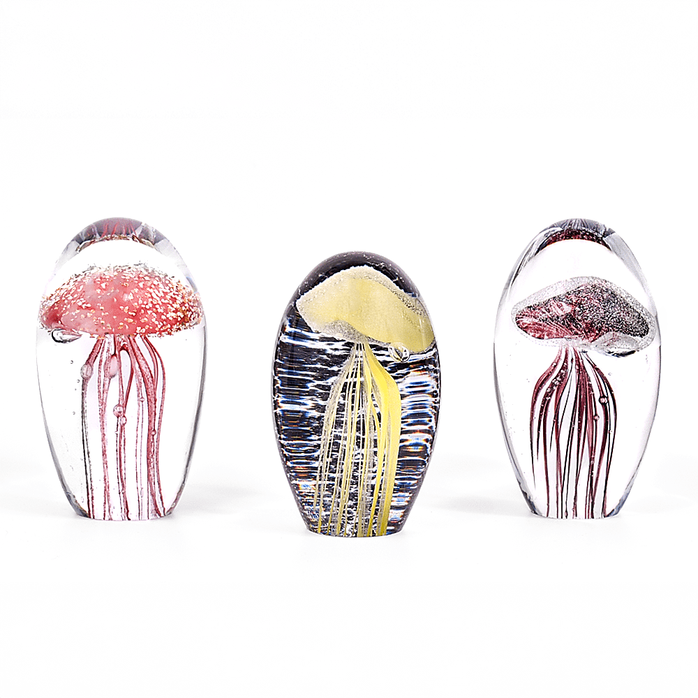 MEDUSA 3-TEILIGES SET, Glasfigur