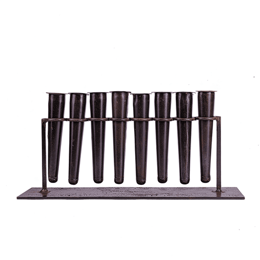 ROBBIE, Eisenständer mit 8 Vasen