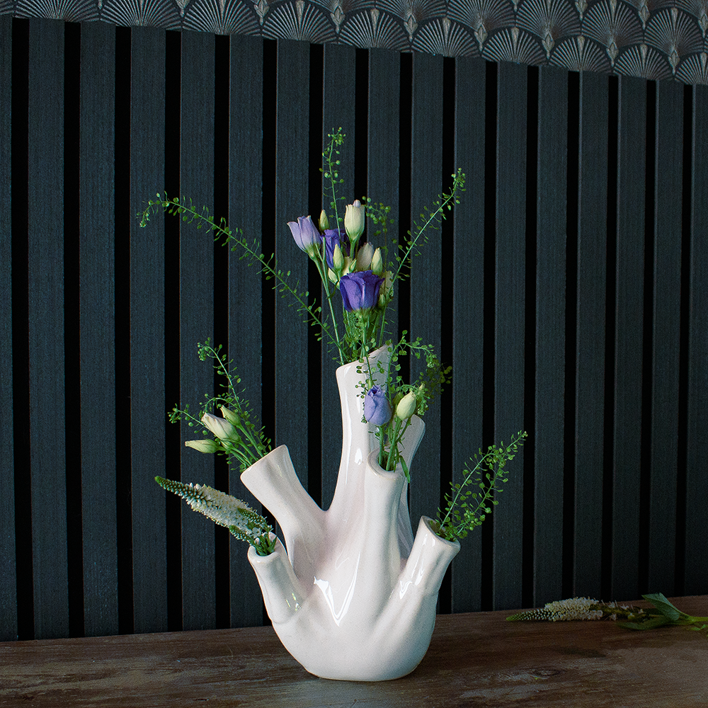KORALI - Vase in creme